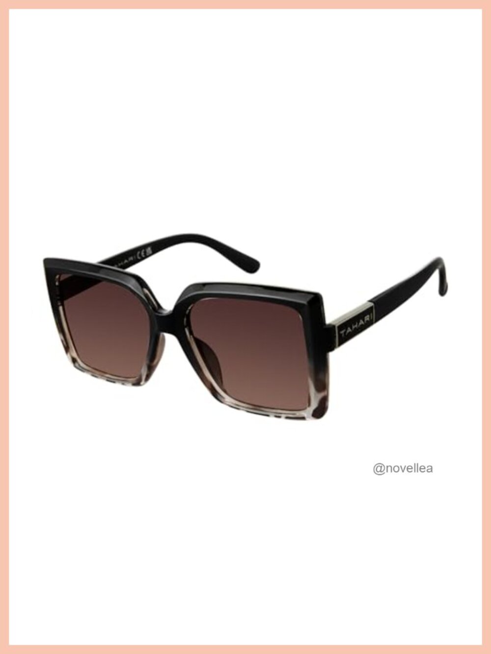 Tahari Women's Geometric Metal & Plastic Sunglasses Non-Polarized 100% UV